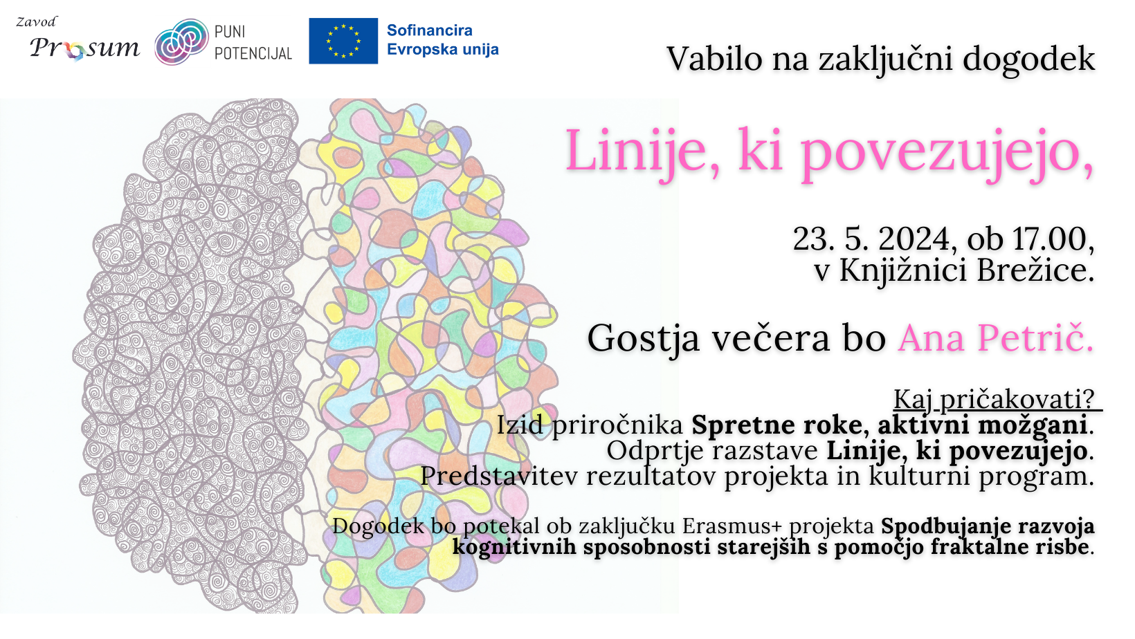 Linije ki povezujejo - zaključni dogodek